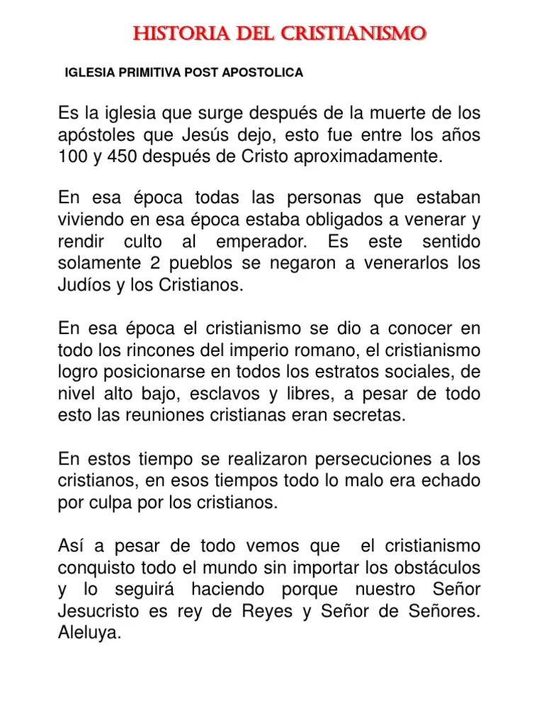 Historia de la Iglesia Primitiva: Un Resumen - Qué es la historia de la iglesia primitiva historia de la iglesia primitiva resumen - Qué es la historia de la iglesia primitiva