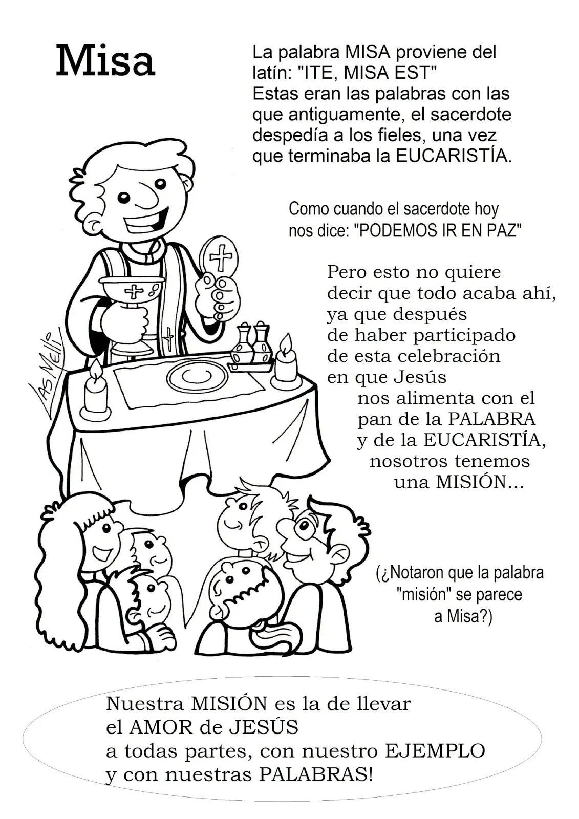 ¿Qué es la Misa para Niños? Una Tutorial Sencilla para Pequeños Católicos - Qué es la Misa catequesis que es la misa para niños - Qué es la Misa catequesis