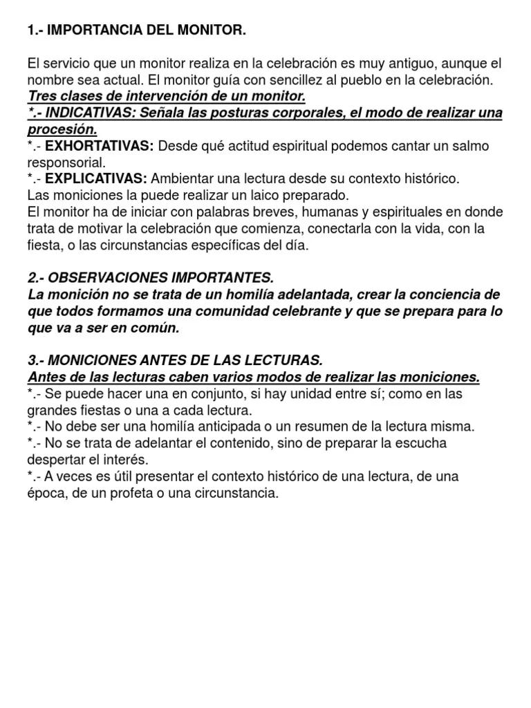 El Monitor en la Misa: Una Celebración Más Participativa - Qué es monitor de confirmacion monitor en misa - Qué es monitor de confirmacion