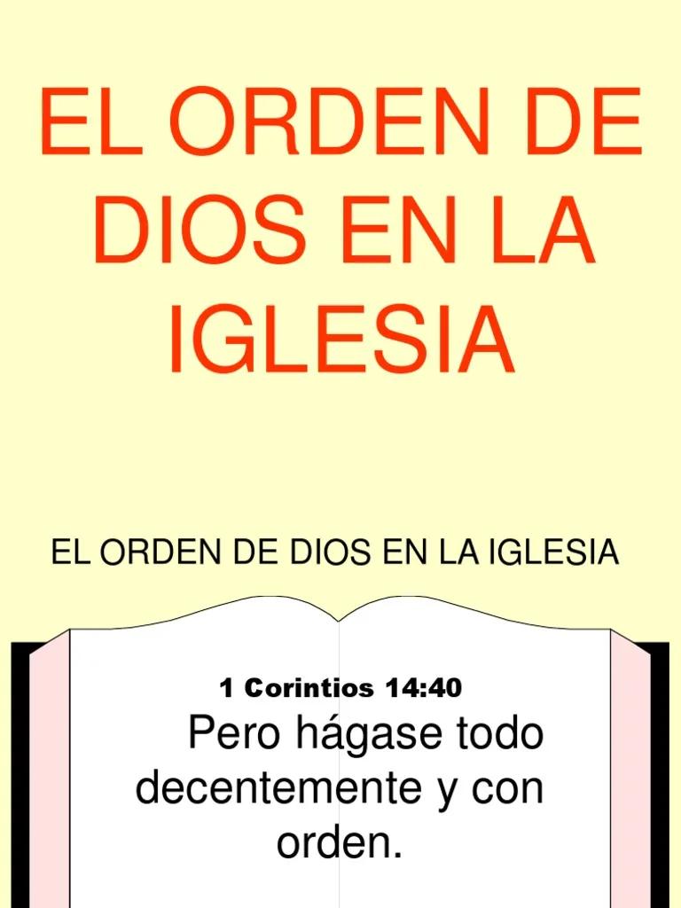 El Orden en la Iglesia: Un Pilar Fundamental para la Bendición - Qué es orden en religión el orden en la iglesia - Qué es orden en religión