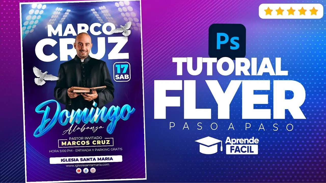 Cómo crear un flyer para tu iglesia - Qué es un flyer y ejemplos como hacer un flyer para una iglesia - Qué es un flyer y ejemplos