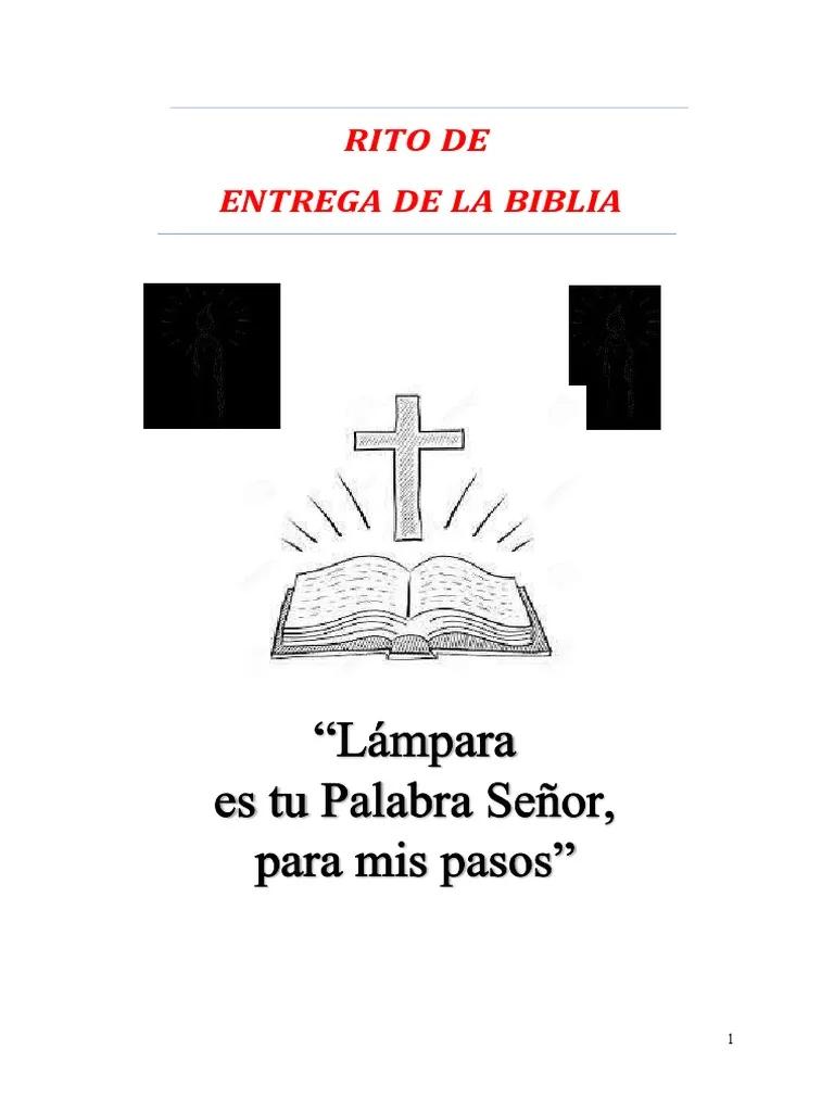 El Rito de Envío: Un Paso Crucial en el Camino hacia la Fe - Qué fue lo más significativo del rito de la entrega de la Palabra rito de entrega de la biblia - Qué fue lo más significativo del rito de la entrega de la Palabra