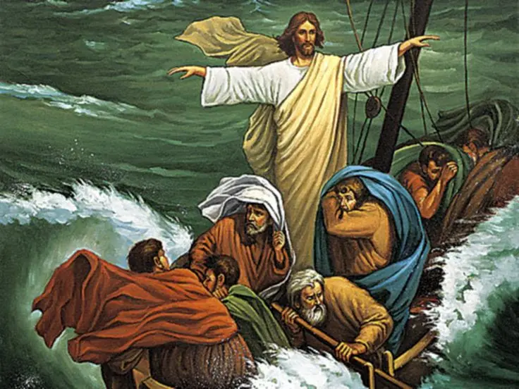 jesus en la tormenta biblia - Qué hacía Jesús en medio de la tormenta