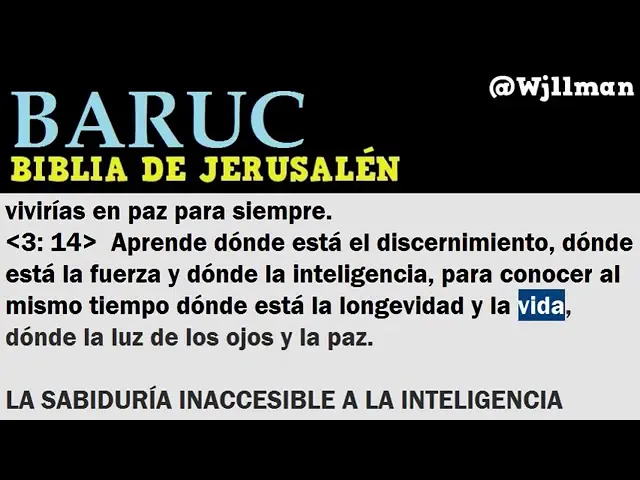 el libro de baruc en la biblia - Qué le dijo Dios a Baruc