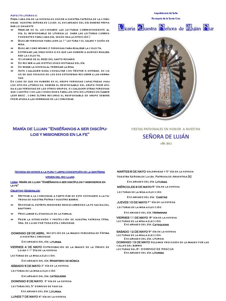 Un Guion para la Misa en Honor a la Virgen de Luján: Celebrando la Fe Argentina - Qué mensaje nos deja la Virgen de Luján guion de misa para la virgen de lujan - Qué mensaje nos deja la Virgen de Luján