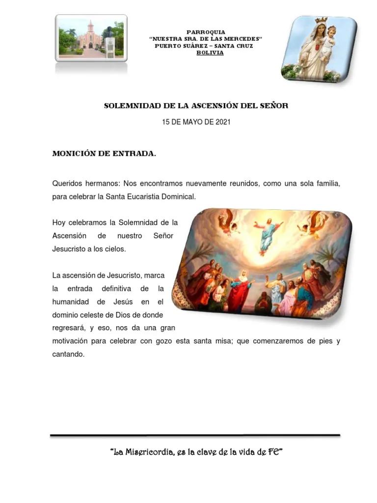 guion de misa ascensión del señor - Que nos enseña la Ascensión del Señor