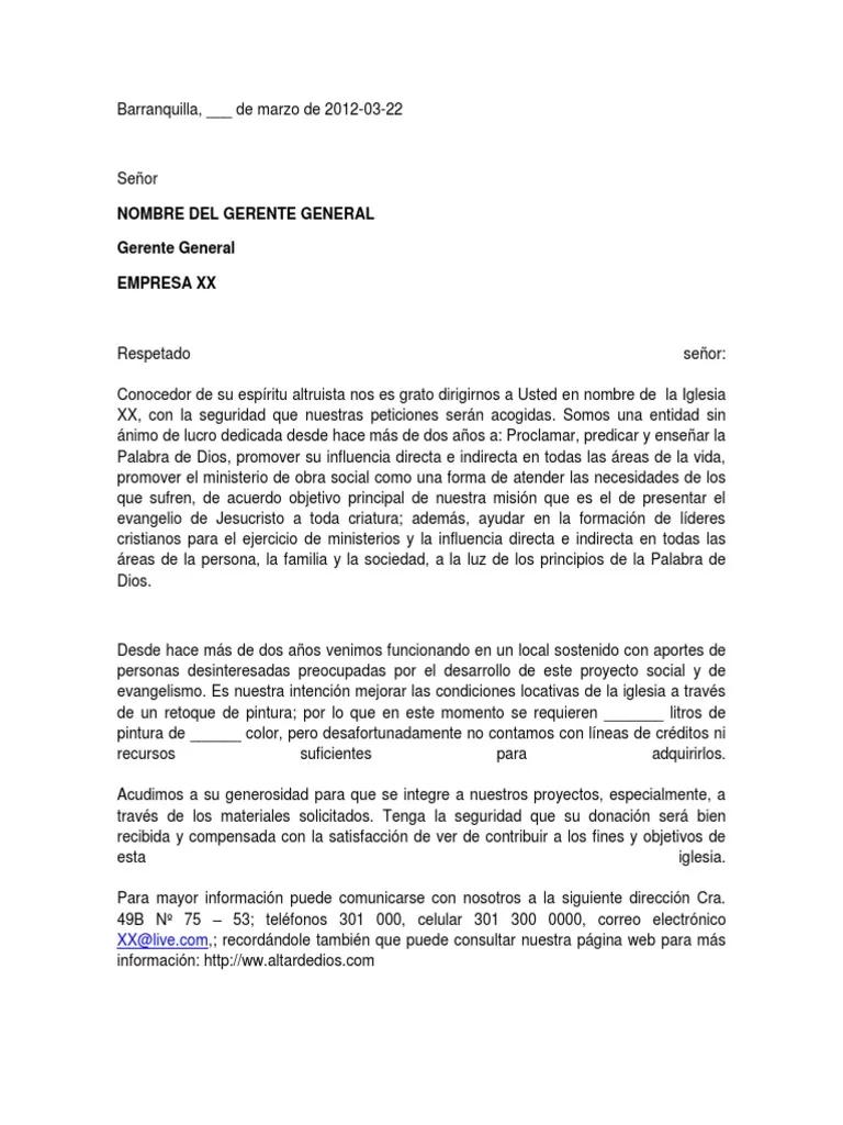 La Importancia de las Donaciones en la Iglesia: Redactar una Carta de Solicitud Efectiva - Qué palabras usar para pedir donaciones carta de solicitud de donacion para iglesia - Qué palabras usar para pedir donaciones