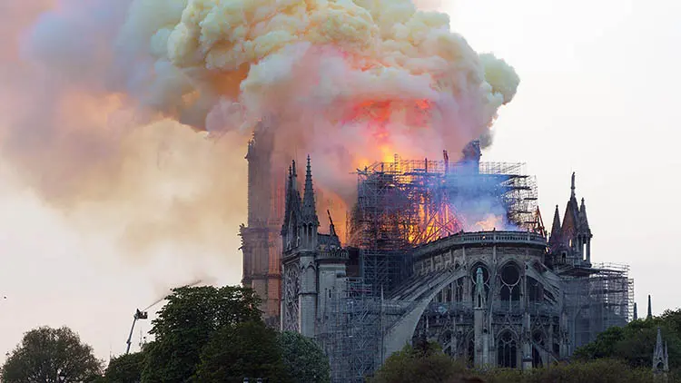 se prendio fuego la iglesia de notre dame - Qué pasó en el incendio de la Catedral de Notre Dame