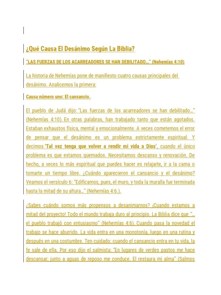 Las Consecuencias del Desánimo Según la Biblia - Qué provoca el desánimo según la Biblia consecuencias del desanimo segun la biblia - Qué provoca el desánimo según la Biblia