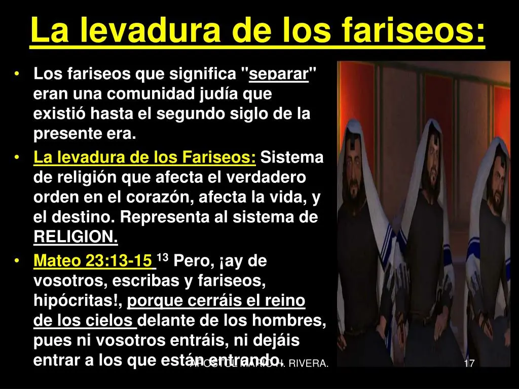 La Levadura de los Fariseos: Una Metáfora de la Hipocresía y la Ceguera Espiritual - Qué quiere decir cuidense de la levadura de los fariseos que es la levadura de los fariseos en la biblia - Qué quiere decir cuidense de la levadura de los fariseos