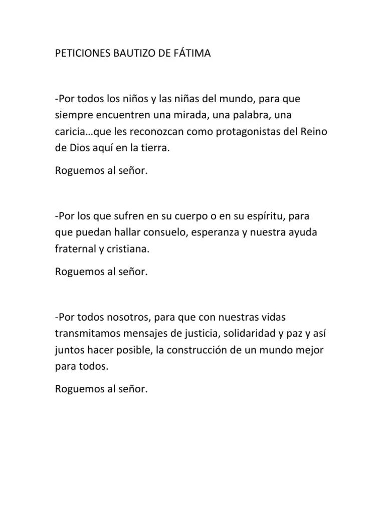 Peticiones para Misa de Bautismo - Que se pide para un bautizo peticiones para misa de bautizo - Que se pide para un bautizo