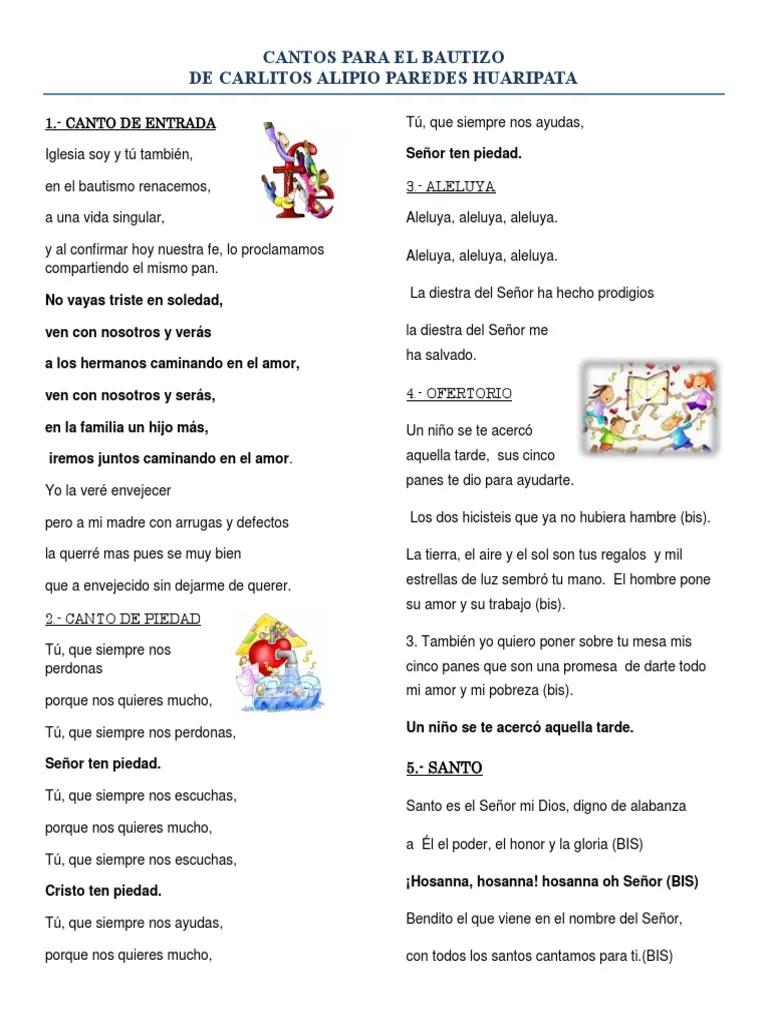 Cantos para Misa de Bautismo: Una Celebración de Fe y Alegría - Que se puede cantar en un bautizo cantos para misa de bautismo - Que se puede cantar en un bautizo