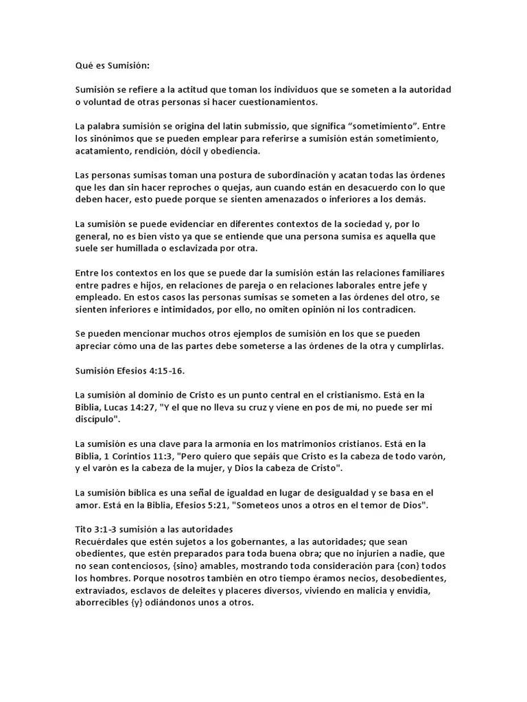 Definición de Sumisión en la Biblia: Una Exploración Profunda - Qué significa la palabra sumisión en griego definicion de sumision en la biblia - Qué significa la palabra sumisión en griego