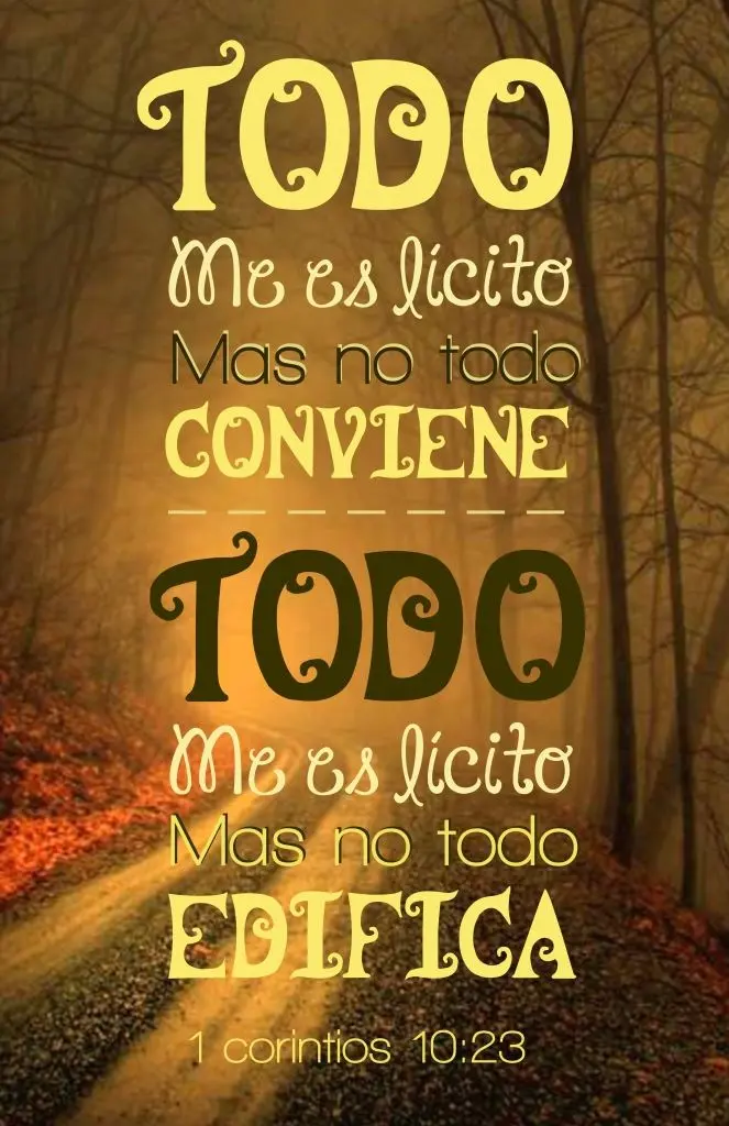 Todo me es lícito: Una mirada a 1 Corintios 10:23 - Qué significa lícito según la Biblia todo me es licito biblia - Qué significa lícito según la Biblia
