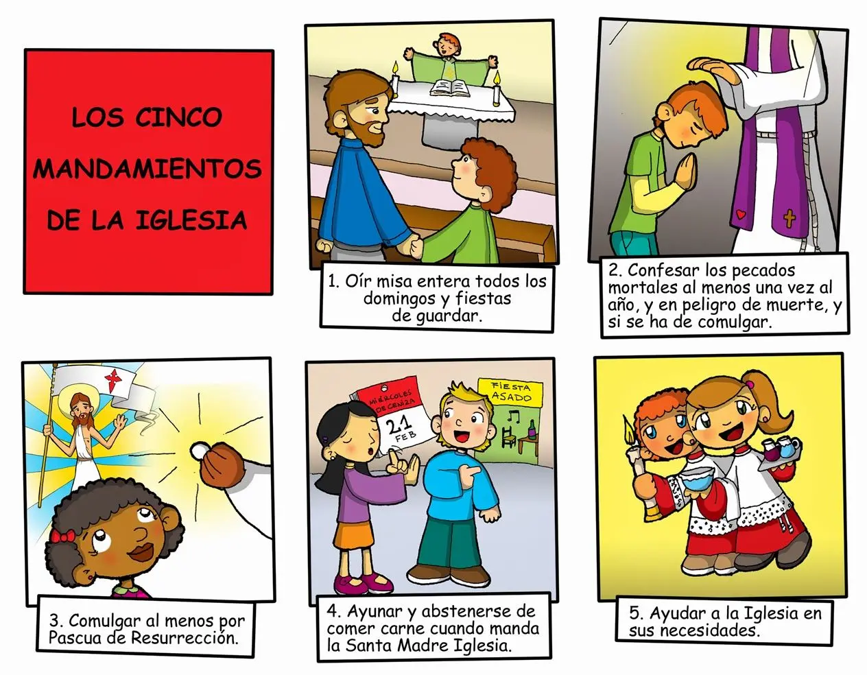 Los Mandamientos de Dios para Niños: Un Camino hacia la Felicidad - Qué son los mandamientos de la ley de Dios para niños de primaria mandamientos de la iglesia catolica para niños - Qué son los mandamientos de la ley de Dios para niños de primaria