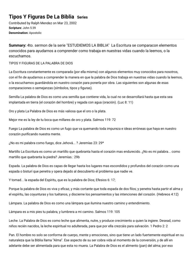 Tipos y Figuras en la Biblia: Descifrando los Misterios del Antiguo Testamento - Qué son los tipos y Antitipos biblicos tipos y figuras de la biblia - Qué son los tipos y Antitipos biblicos