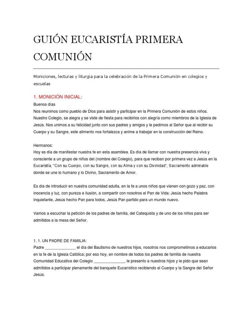 Guión para Misa de Primeras Comuniones - Que te preguntan en la misa de la Primera Comunión guión para misa de primeras comuniones - Que te preguntan en la misa de la Primera Comunión