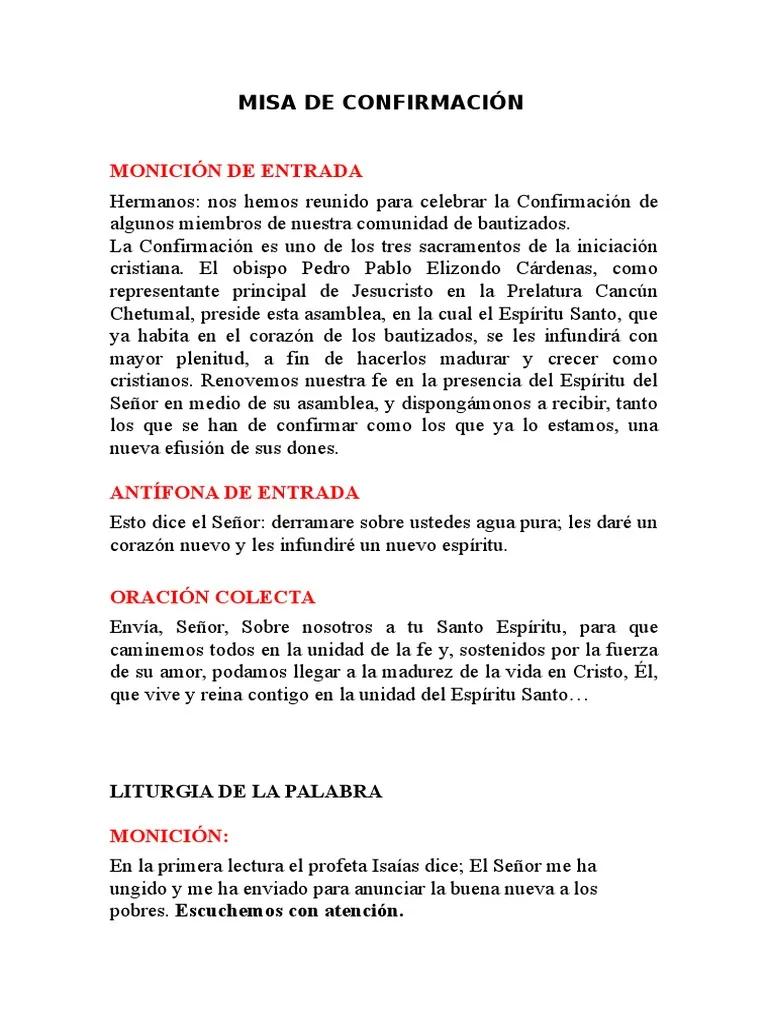 Lecturas para la Misa de Confirmación: Un Viaje de Fe y Compromiso - Qué texto bíblico habla de la Confirmación lecturas para misa de confirmacion - Qué texto bíblico habla de la Confirmación