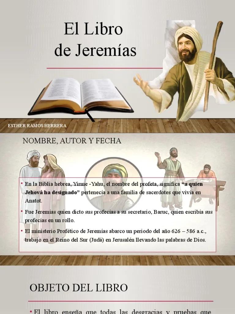 ¿Quién escribió el libro de Jeremías de la Biblia? - Qué tipo de libro es el Libro de Jeremías quien escribio el libro de jeremias de la biblia - Qué tipo de libro es el Libro de Jeremías