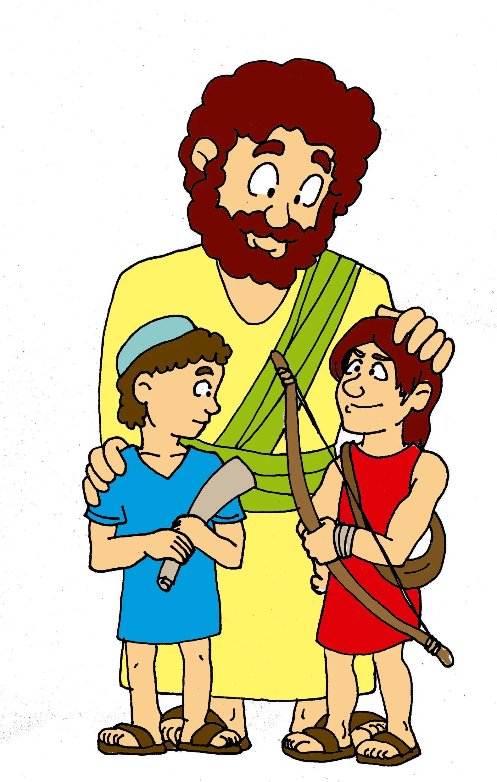 dibujo isaac biblia - Que vio Dios en Isaac