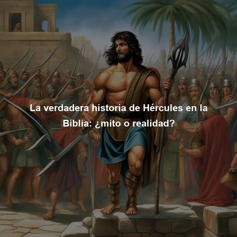 Hércules en la Biblia: Un Mito Griego y su Ausencia en las Sagradas Escrituras - Quién era más fuerte Hércules o Sansón quien fue hercules en la biblia - Quién era más fuerte Hércules o Sansón