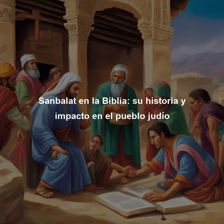 Quién era Sanbalat en la Biblia: Un Opositor a la Reconstrucción de Jerusalén - Quién era Zambala quien era sanbalat en la biblia - Quién era Zambala