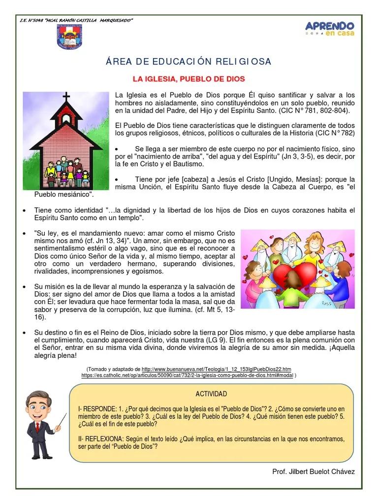 La Iglesia: El Nuevo Pueblo de Dios - Quién es el nuevo pueblo de Dios porque la iglesia es el nuevo pueblo de dios - Quién es el nuevo pueblo de Dios
