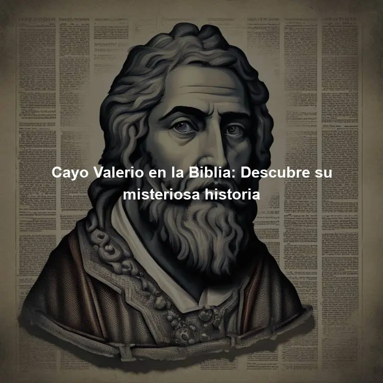 ¿Quién era Cayo en la Biblia? - Quién fue cayó Casio Longinos quien era cayo en la biblia - Quién fue cayó Casio Longinos